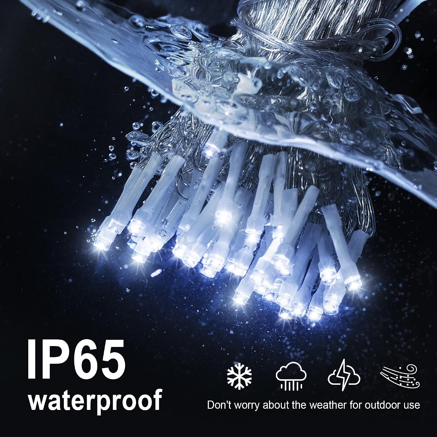 33 ft 100 LED White String - Image 8