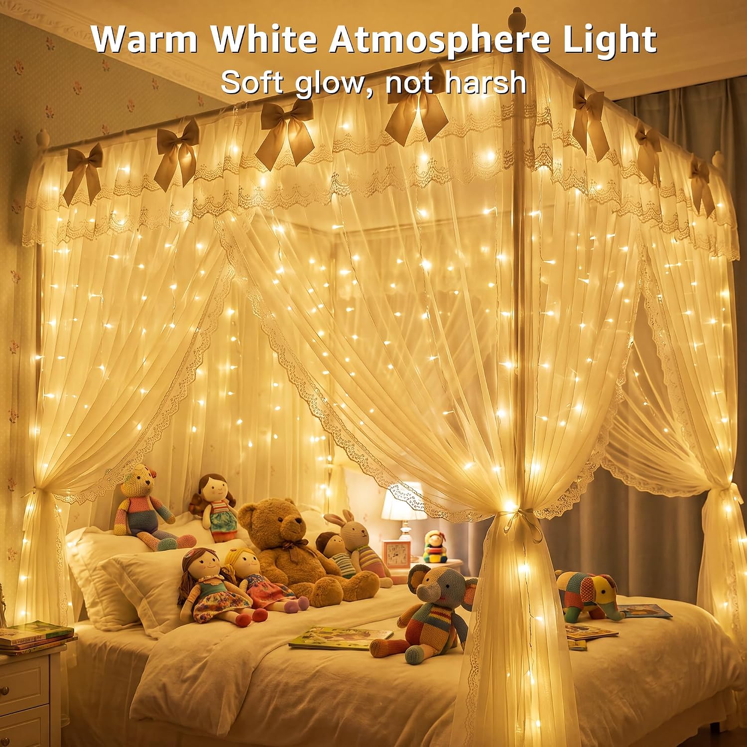600 LED outdoor curtain lights - Image 7