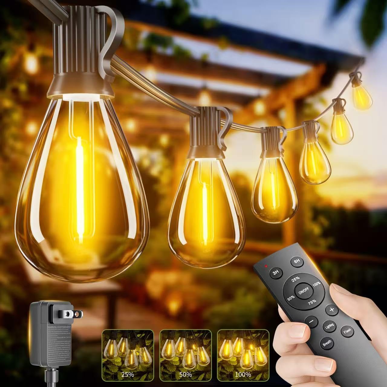 100 Ft Dimmable Outdoor String - Image 10