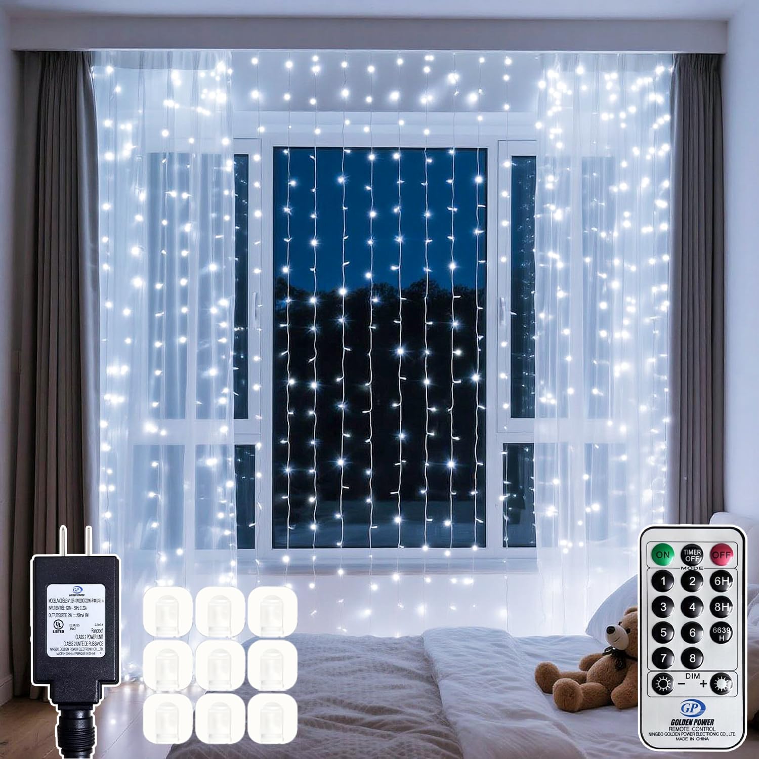 200 LED Warm White Window - Image 11
