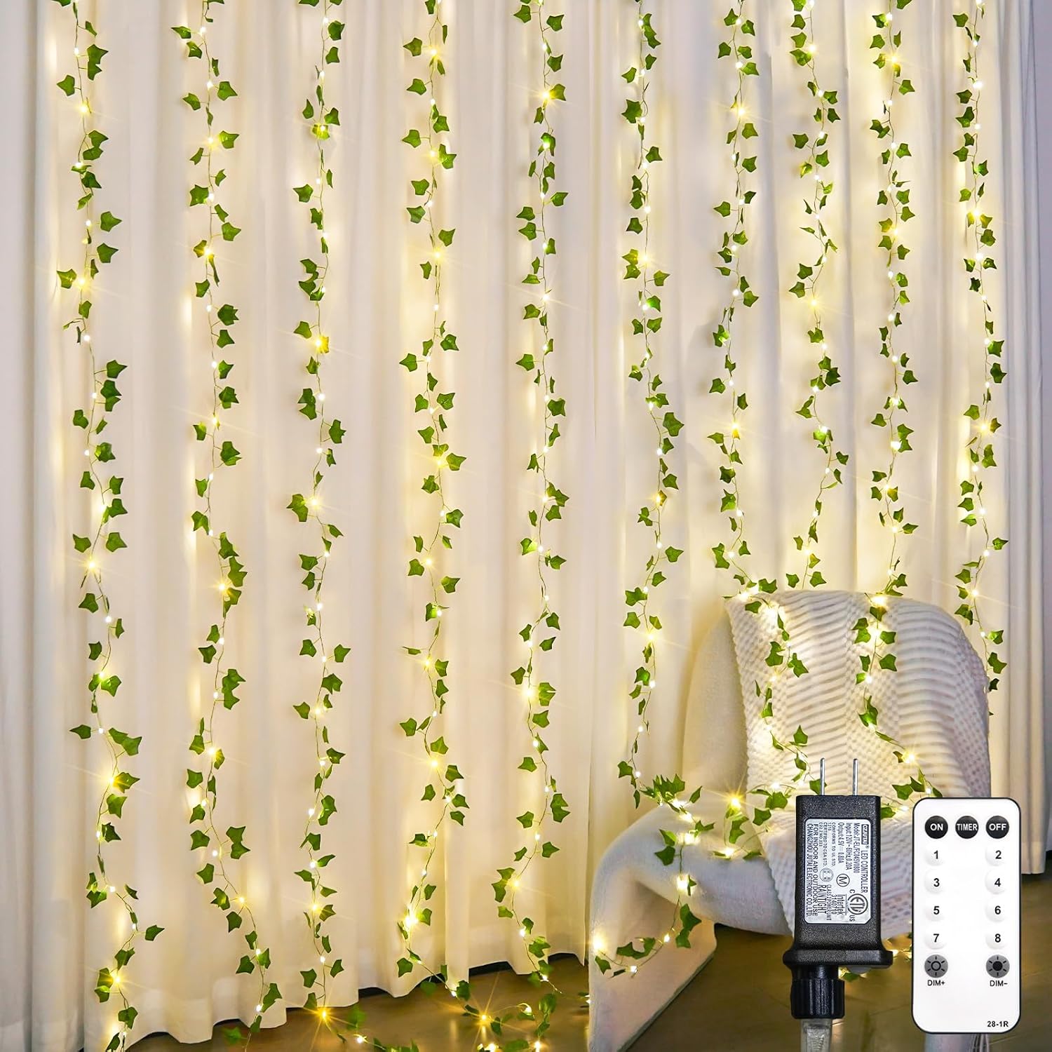 200 LED ivy curtain lights - Image 14