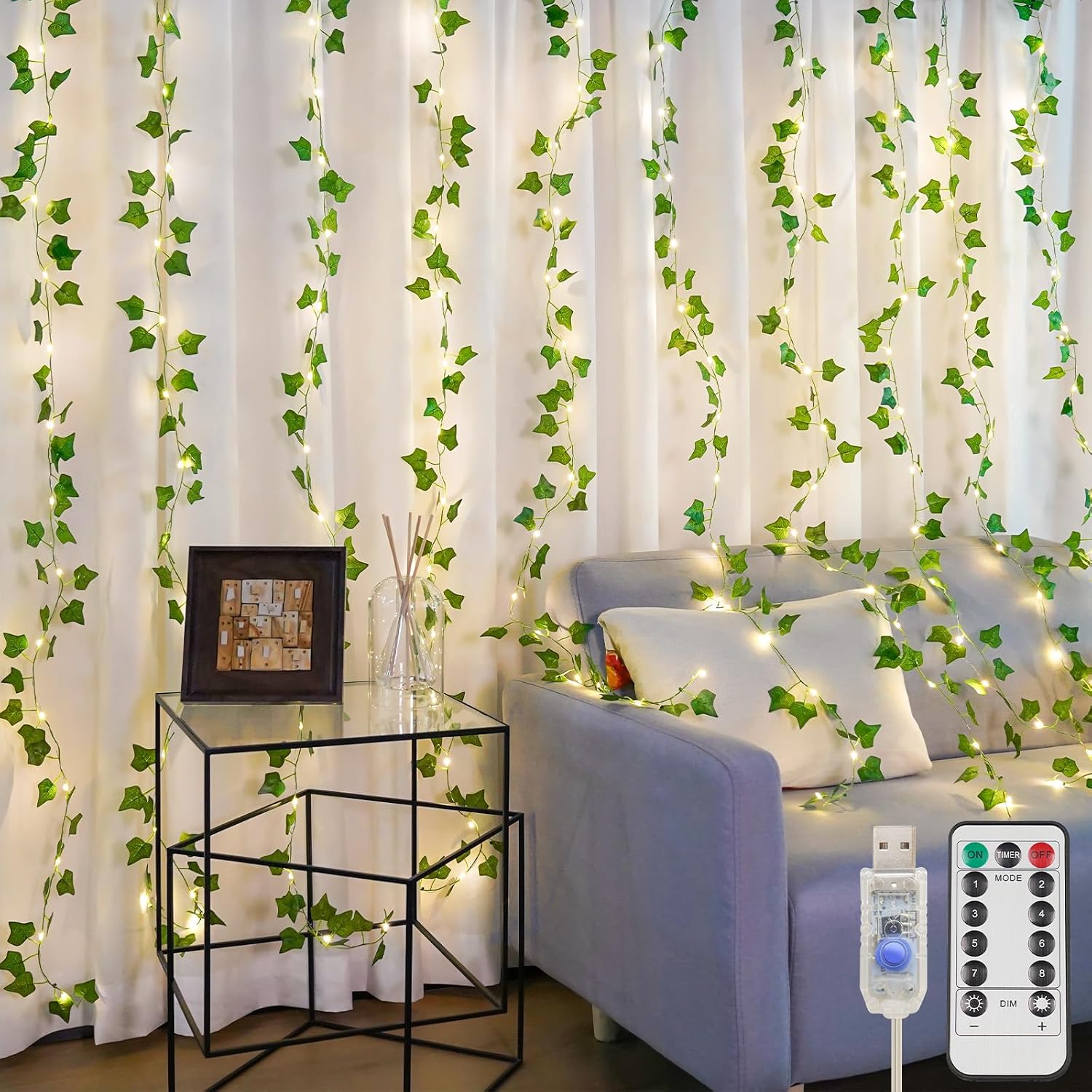 200 LED ivy curtain lights - Image 10