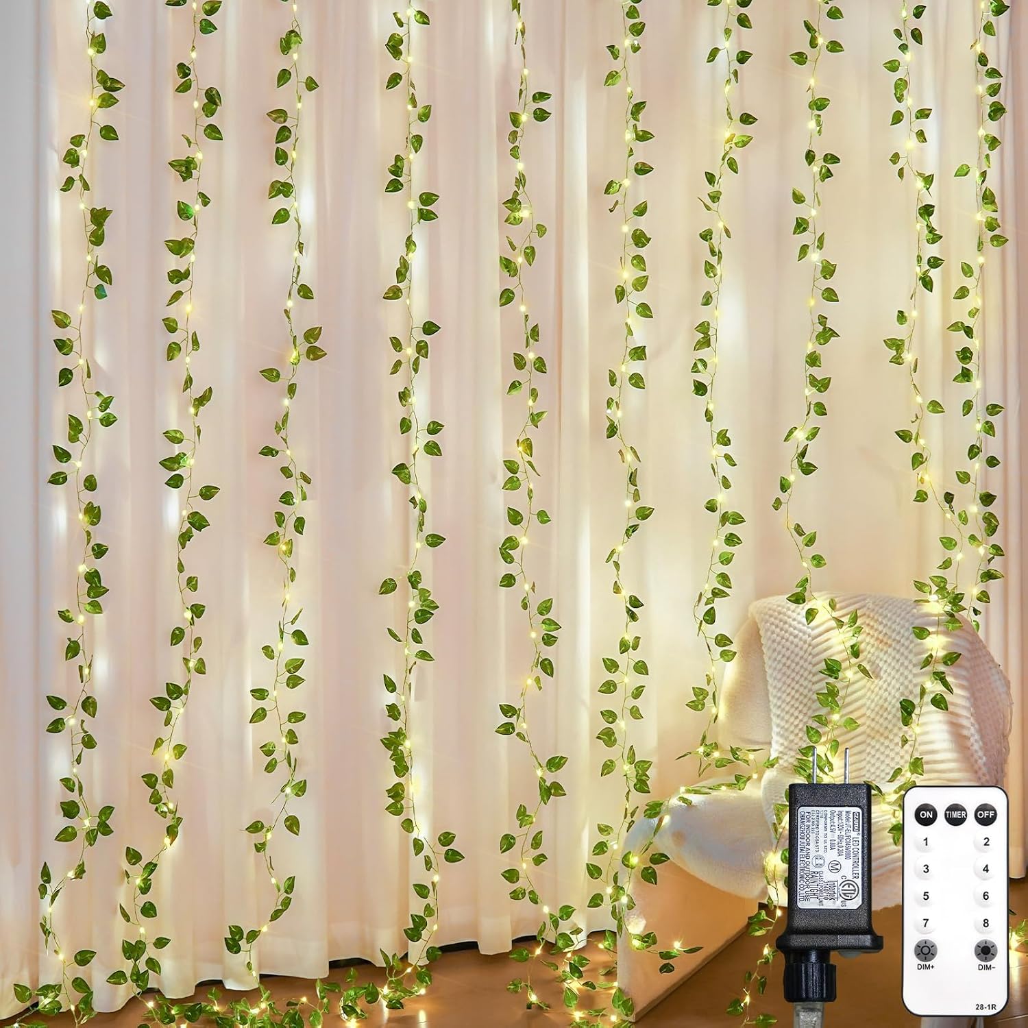 200 LED ivy curtain lights - Image 12