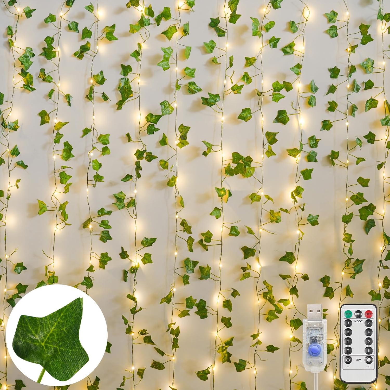200 LED ivy curtain lights - Image 15