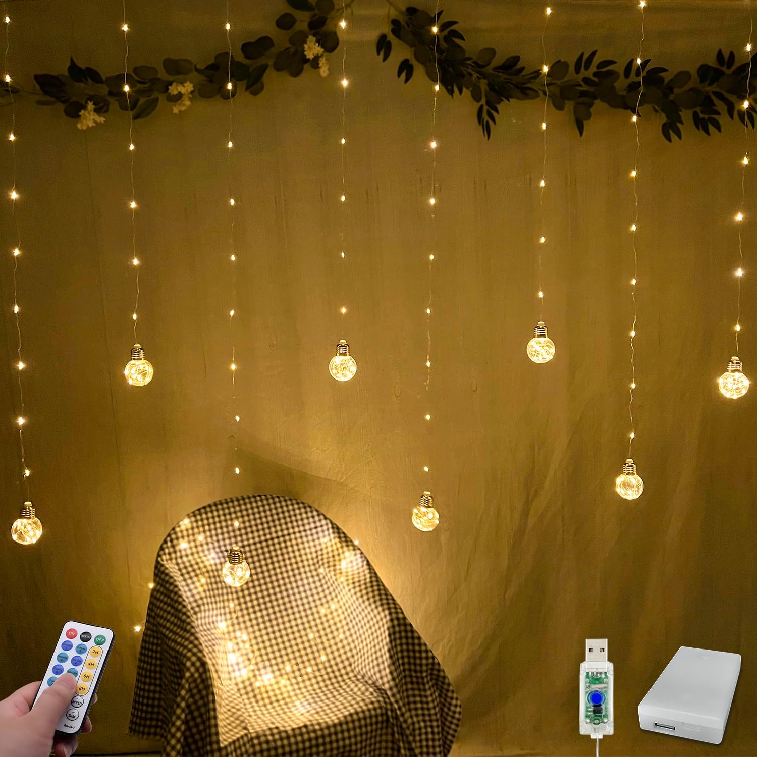 USB RGB curtain lights - Image 11