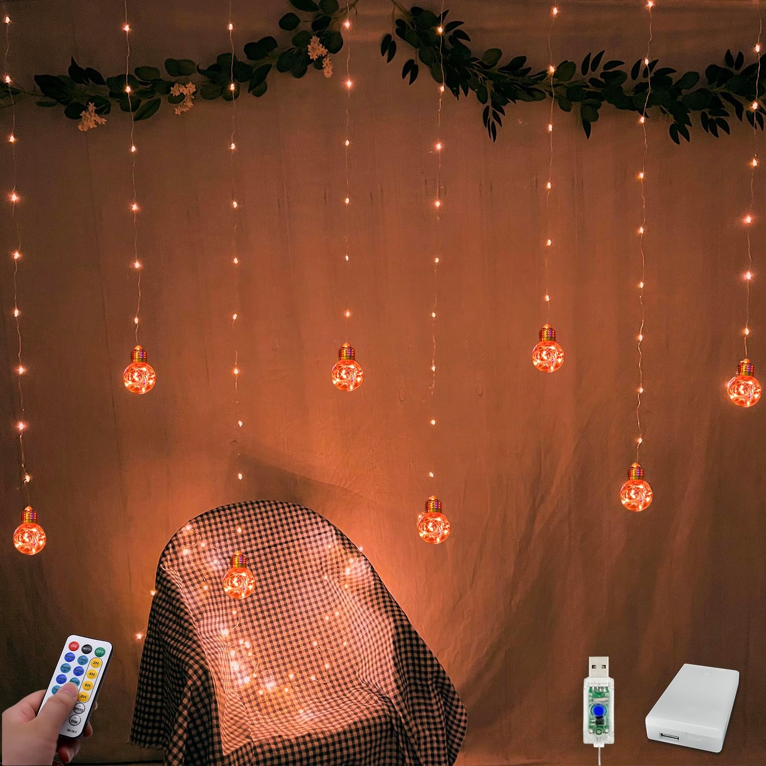 USB RGB curtain lights - Image 15