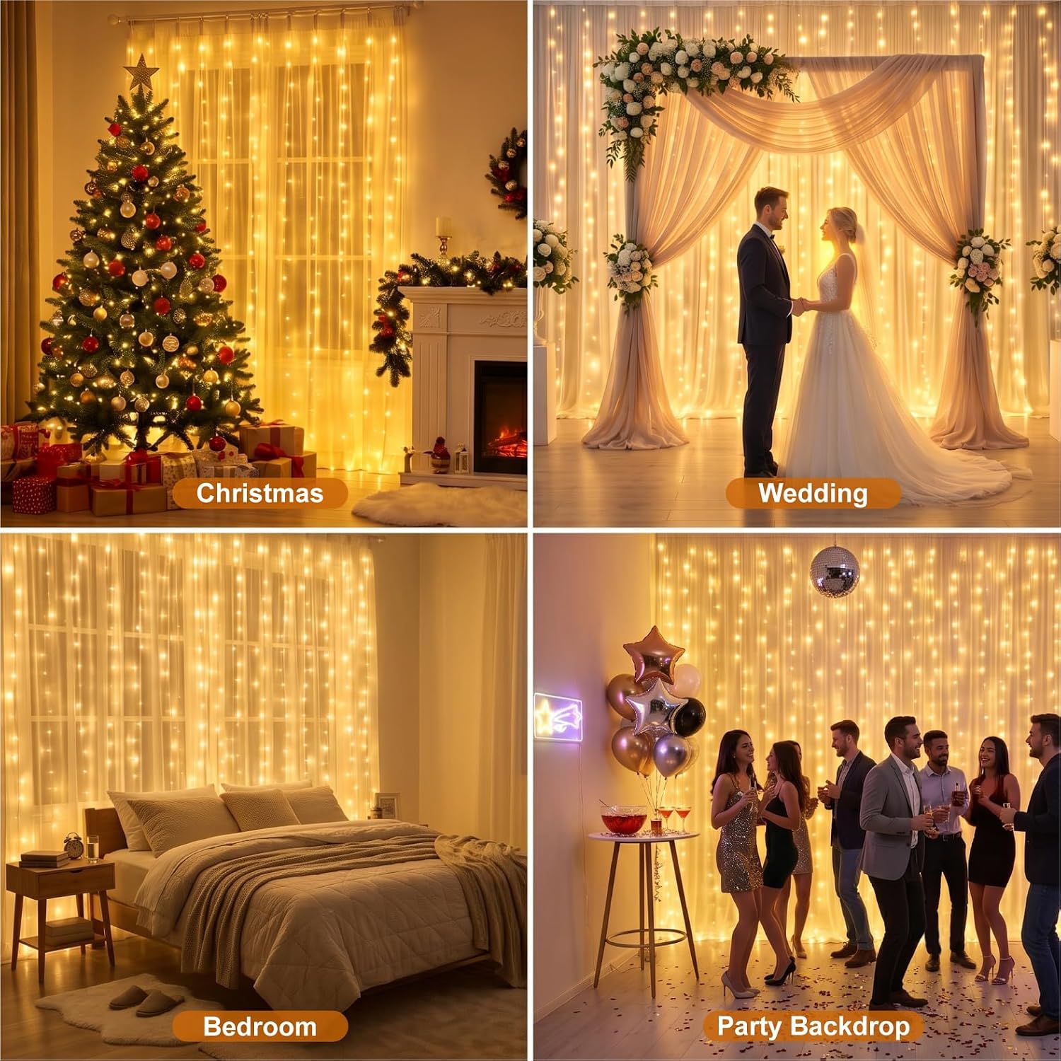 300 LED USB Curtain Lights - Image 7